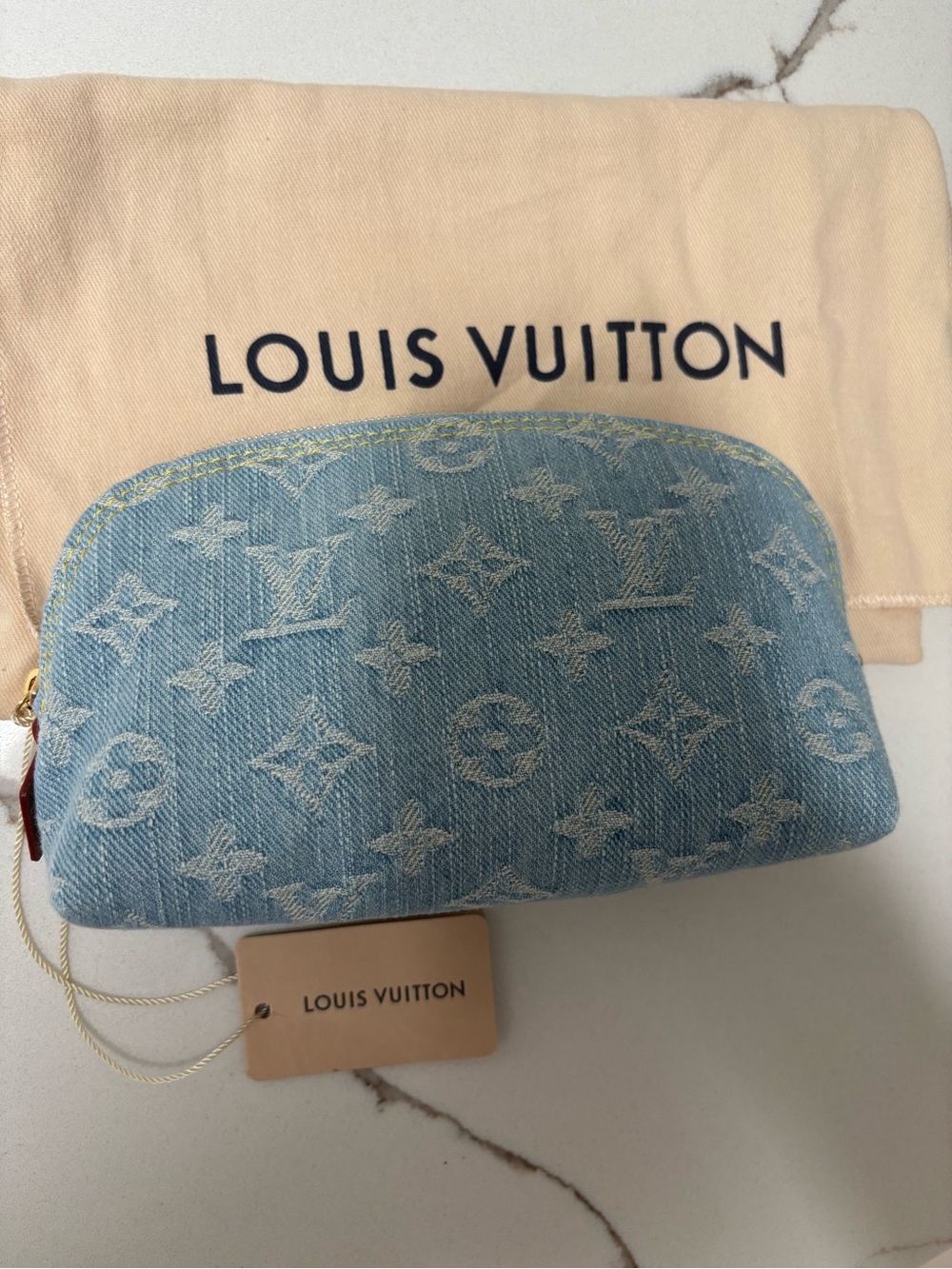 Louis Vuitton Denim Cosmetic Pouch